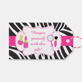 verjaardagspamper van Zebra Cadeaulabel