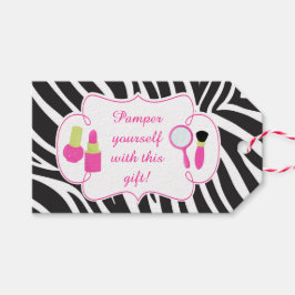 verjaardagspamper van Zebra Cadeaulabel