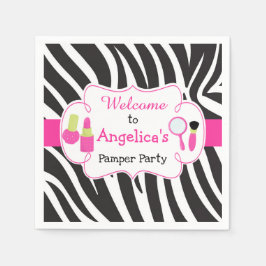 verjaardagspamper van Zebra Servet
