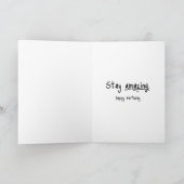 Verjaardagspaniël Dragen Douche Pet Kaart (Binnen)