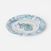 Verjaardagspapier Bord Boy Blue Onder het Zee (Gekanteld)