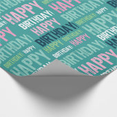 verjaardagspapier cadeaupapier (Hoek)