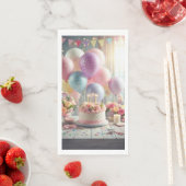 Verjaardagspapier Gastenhanddoeken Servet (Insitu)