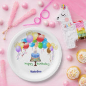 verjaardagspapier papieren bordje (Feest)