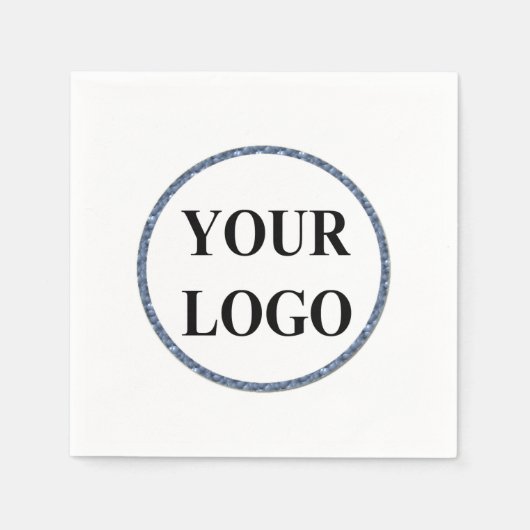 Verjaardagspapier servetten VOEG UW LOGO VOOR KIND (Voorkant)