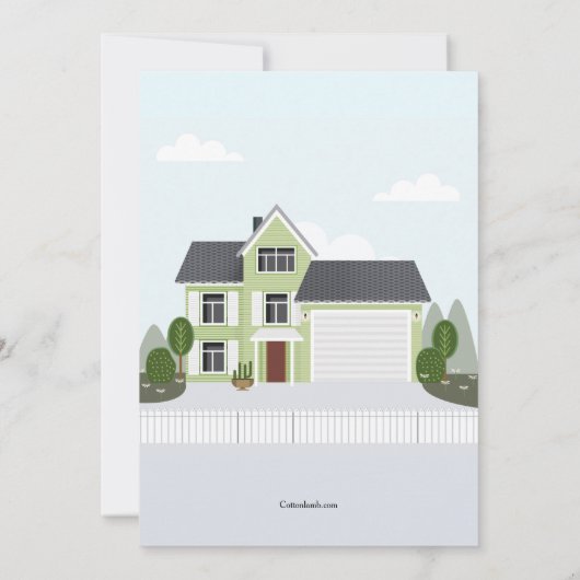 Verjaardagsparade Kaart (Achterkant)