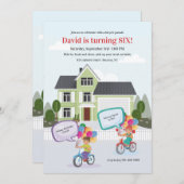 Verjaardagsparade Kaart (Voorkant / Achterkant)