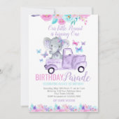 Verjaardagsparade voor kleine pinda's kaart (Voorkant)