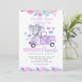 Verjaardagsparade voor kleine pinda's kaart (Staand voorkant)