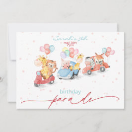 Verjaardagsparade voor Waterverven Kaart