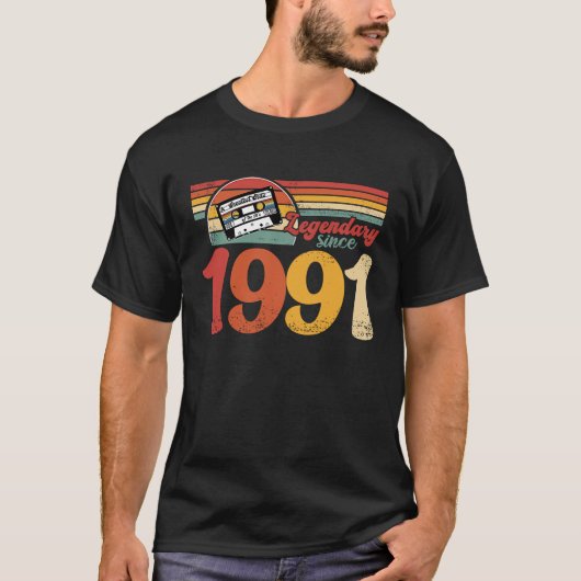 verjaardagspartij 1991 32e verjaardag t-shirt (Voorkant)