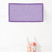 Verjaardagspartij Banner Decoratie - Aangepaste Na (Insitu)