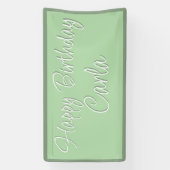 Verjaardagspartij Banner Decoratie - Aangepaste Na (Verticaal)