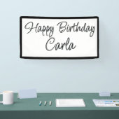 Verjaardagspartij Banner Decoratie - Aangepaste Na (Beurs)