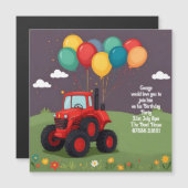 Verjaardagspartij Gepersonaliseerde Uitnodiging . (Voorkant / Achterkant)