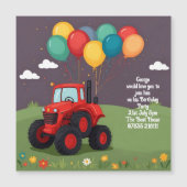 Verjaardagspartij Gepersonaliseerde Uitnodiging . (Voorkant)