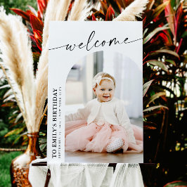 Verjaardagspartij teken foto welkom teken poster