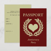 verjaardagspaspoort kaart (Voorkant / Achterkant)