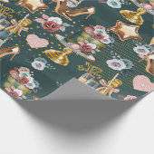 Verjaardagspatroon  cadeaupapier (Hoek)