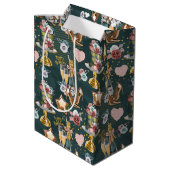 Verjaardagspatroon medium cadeauzakje (Achterkant Gekanteld)