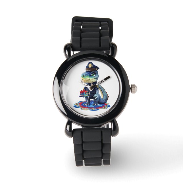 Verjaardagspatrouille Alligator Horloge (Voorkant)