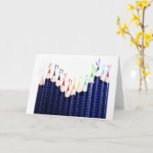 Verjaardagspennen Kaart (Gele Bloem)