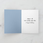 Verjaardagspinguïn op een ijsberg kaart (Binnen)