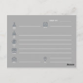 Verjaardagsplan: Briefkaart (Achterkant)