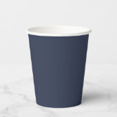 Verjaardagsplaneet Blauw in de Ruimte Papieren Bekers (Achterkant)