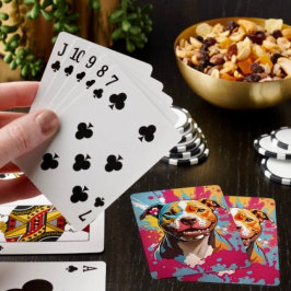 Verjaardagsplezier in Staffordshire Pokerkaarten