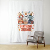 Verjaardagsploeg Halloween Griezelfiguur Clown Gee Wandkleed (In situ)