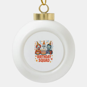 Verjaardagsploeg Halloween Griezelige Clown Geest  Keramische Bal Ornament