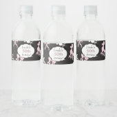  verjaardagspoedels waterfles etiket (Flessen)