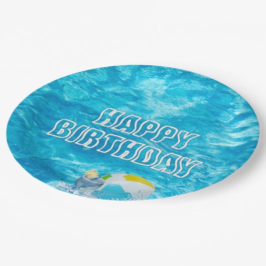 Verjaardagspool Party Fun Paper Bord (Gekanteld)