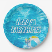 Verjaardagspool Party Fun Paper Bord (Voorkant)