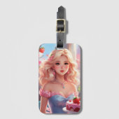 Verjaardagsprinses Bagagelabel (Voorkant (verticaal))