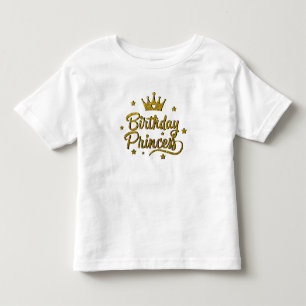 Verjaardagsprinses Peuter T-shirt