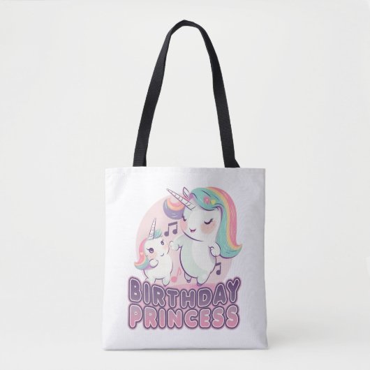 Verjaardagsprinses Tanktop Tote Bag (Voorkant)