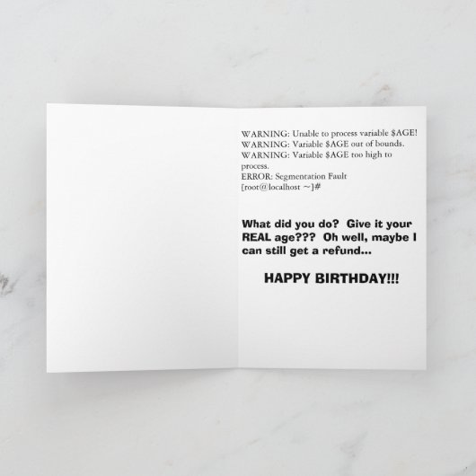 verjaardagsprogramma programma (Binnen)