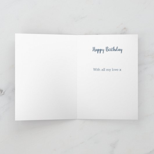 Verjaardagsredenen Ik hou van je gepersonaliseerd Kaart (Binnen)