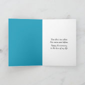 Verjaardagsregenboog spetterend in een plas kaart (Binnen)