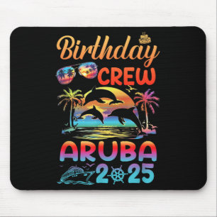 Verjaardagsreis Vakantie Aruba 2025 Matching Groep Muismat