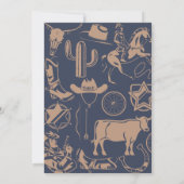 "Verjaardagsrelletje" Cowboy Western Verjaardag Kaart (Achterkant)