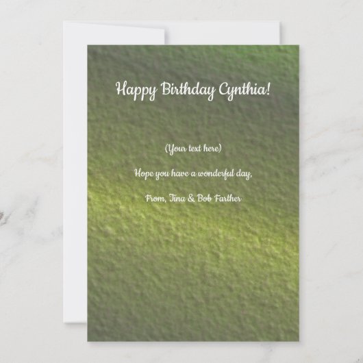 Verjaardagsroute 821 kaart (Achterkant)