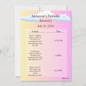 verjaardagsroute kaart (Voorkant)