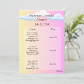 verjaardagsroute kaart (Staand voorkant)