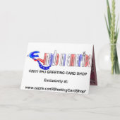 Verjaardagsschoenen Verjaardag Kaart (Achterkant)