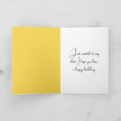 Verjaardagsschuur in Wildflower Field Kaart (Binnen)