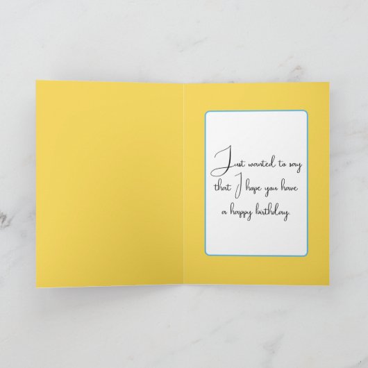 Verjaardagsschuur in Wildflower Field Kaart (Binnen)