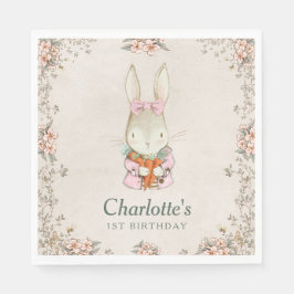 Verjaardagsservetjes Somebunny is Turning One Servet